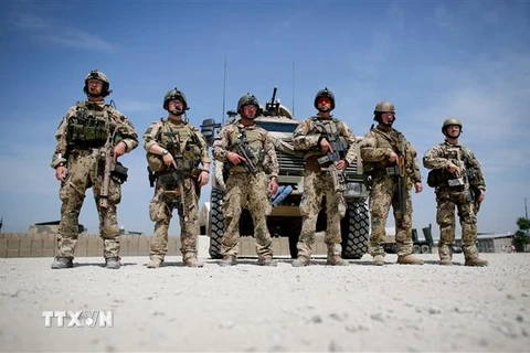 Binh sỹ Đức được triển khai tại căn cứ quân sự Bundeswehr ở tỉnh Kunduz, Afghanistan, ngày 10/5/2013. (Nguồn: AFP/TTXVN) 