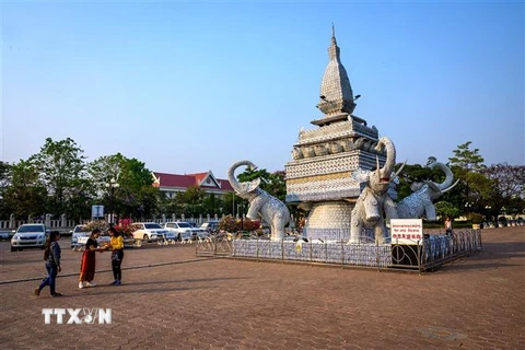Quang cảnh thủ đô Vientiane, Lào. (Nguồn: AFP/TTXVN) 