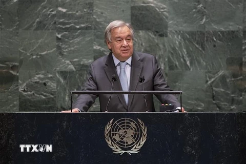Tổng Thư ký Liên hợp quốc Antonio Guterres. (Nguồn: THX/TTXVN) 