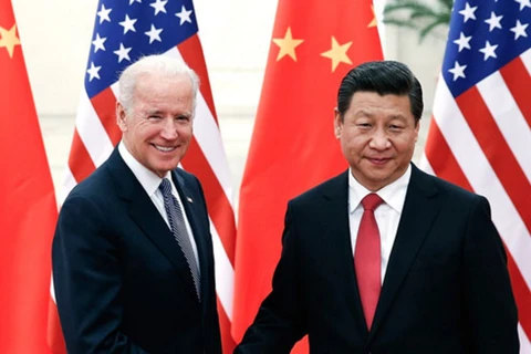 Tổng thống Mỹ Joe Biden và Chủ tịch Trung Quốc Tập Cận Bình. (Nguồn: politico.com) 