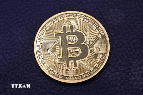 Đồng tiền kỹ thuật số Bitcoin. (Nguồn: AFP/TTXVN) 