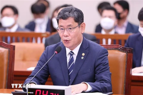 Bộ trưởng Thống nhất Hàn Quốc Kim Yeon-chul. (Nguồn: Yonhap/TTXVN) 