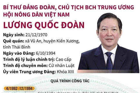 [Infographics] Tiểu sử Chủ tịch Hội Nông dân Việt Nam Lương Quốc Đoàn