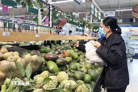 Kênh phân phối hiện đại Thành phố Hồ Chí Minh hỗ trợ tiêu thụ phong phú nông sản đặc sản cho nhiều địa phương. (Ảnh: Mỹ Phương/TTXVN) 