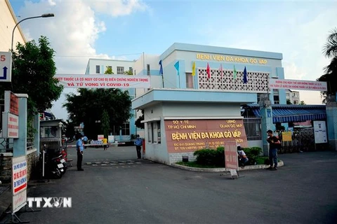 Bệnh viện Đa khoa quận Gò Vấp. (Ảnh: An Hiếu/TTXVN) 