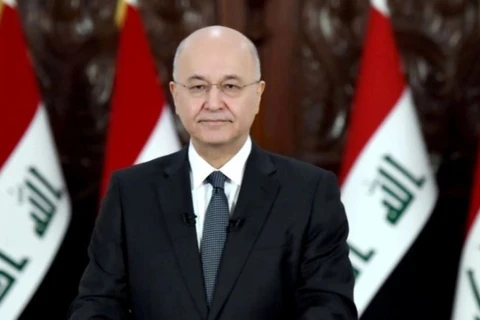 Tổng thống Iraq Barham Salih. (Nguồn: Reuters) 