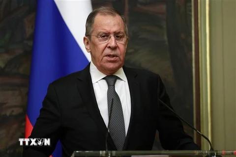 Ngoại trưởng Nga Sergey Lavrov. (Nguồn: AFP/TTXVN) 