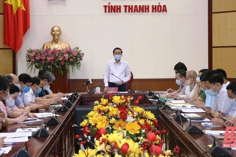 Chủ tịch UBND tỉnh Thanh Hóa kiểm tra công tác chống dịch tại Vĩnh Lộc