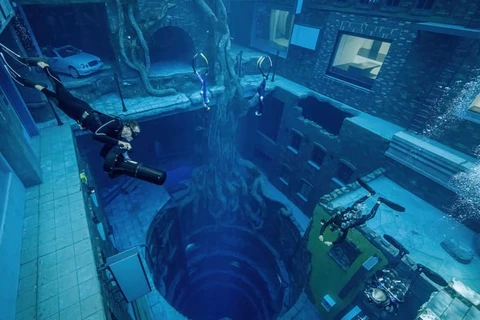 Bể lặn sâu nhất thế giới vừa khai trương tại Dubai. (Nguồn: CNN) 