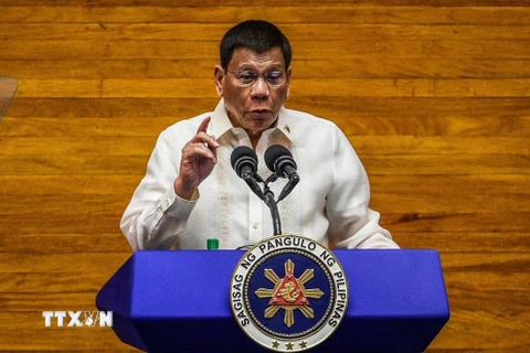 Tổng thống Philippines Rodrigo Duterte. (Nguồn: EPA) 
