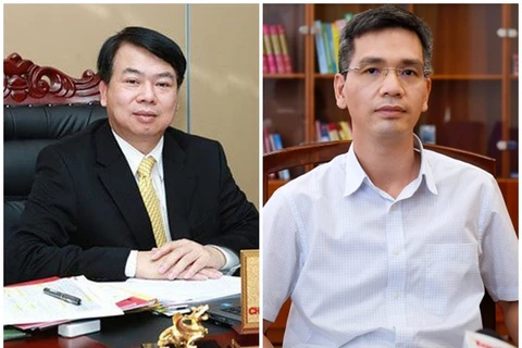 Ông Nguyễn Đức Chi (trái) và ông Võ Thành Hưng được bổ nhiệm giữ chức Thứ trưởng Bộ Tài chính. (Nguồn: danviet.vn) 