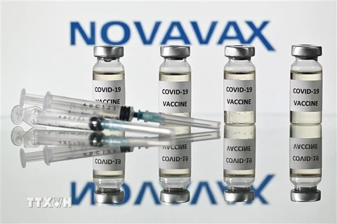 Hình ảnh minh họa vaccine ngừa COVID-19 của Novavax (Mỹ). (Ảnh: AFP/TTXVN) 