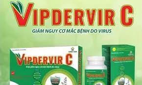 Thực phẩm bảo vệ sức khỏe Vipdervir-C của Công ty Cổ phần dược phẩm Vinh Gia. 
