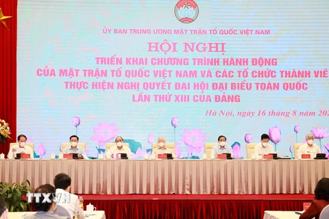 MTTQ Việt Nam triển khai việc thực hiện Nghị quyết Đại hội XIII