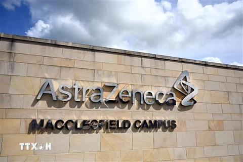 Trụ sở hãng dược AstraZeneca tại Macclesfield, Anh, ngày 11/5/2021. (Ảnh: AFP/TTXVN) 