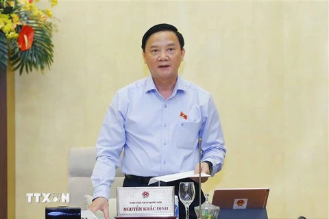 Phó Chủ tịch Quốc hội Nguyễn Khắc Định. (Ảnh: Doãn Tấn/TTXVN) 