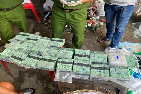 Số lượng lớn ma túy bị phát hiện, bắt giữ. (Nguồn: congan.com.vn) 
