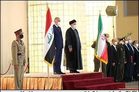 Thủ tướng Iraq Mustafa al-Kadhemi đã có cuộc hội đàm với Tổng thống Iran Ebrahim Raisi. (Nguồn: Reuters) 