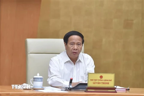 Phó Thủ tướng Lê Văn Thành. (Ảnh: Minh Đức/TTXHN) 