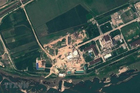 Hình ảnh vệ tinh chụp một cơ sở hạt nhân của Triều Tiên. (Ảnh: AFP/TTXVN) 