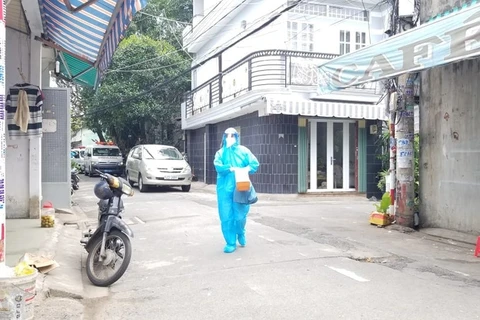 Nhân viên y tế tại Thành phố Hồ Chí Minh. (Nguồn: Vietnam+) 