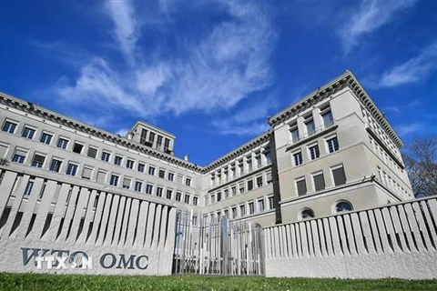 Trụ sở Tổ chức Thương mại thế giới (WTO) tại Geneva, Thụy Sĩ. (Ảnh: AFP/TTXVN) 