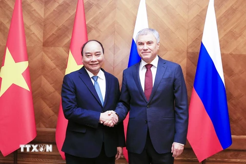 [Photo] Cập nhật hoạt động của Chủ tịch nước Nguyễn Xuân Phúc tại Nga