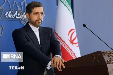 Người phát ngôn Bộ Ngoại giao Iran Saeed Khatibzadeh. (Ảnh: IRNA/TTXVN) 