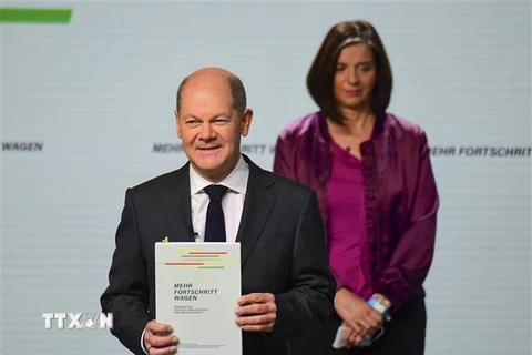 Ông Olaf Scholz trở thành Thủ tướng Đức. (Ảnh: AFP/TTXVN) 