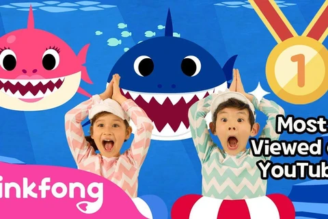 Ca khúc Baby Shark Dance được phát hành lần đầu vào tháng 6/2016 trong series các bài hát thiếu nhi do Pinkfong sản xuất. (Nguồn: Pinkfong)