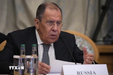 Ngoại trưởng Nga Sergei Lavrov. (Ảnh: AFP/TTXVN) 