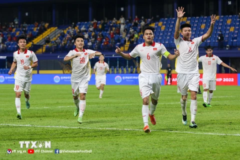 Nhìn lại hình ảnh của U23 Việt Nam trong trận thắng đậm U23 Singapore