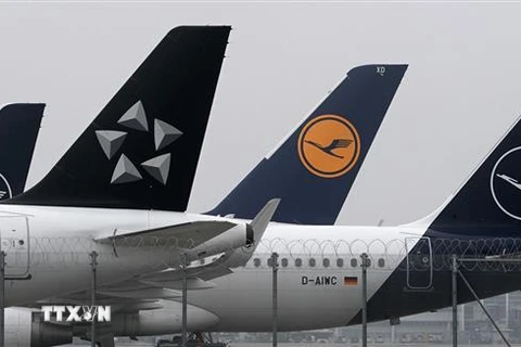 Máy bay của Hãng hàng không Đức Lufthansa. (Ảnh: AFP/TTXVN) 