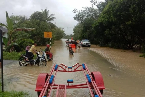17.185 người Malaysia phải đi sơ tán vì mưa lũ. (Nguồn: Facebook) 
