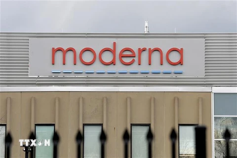 Trụ sở công ty Moderna ở Norwood, bang Massachusetts, Mỹ. (Ảnh: AFP/TTXVN) 