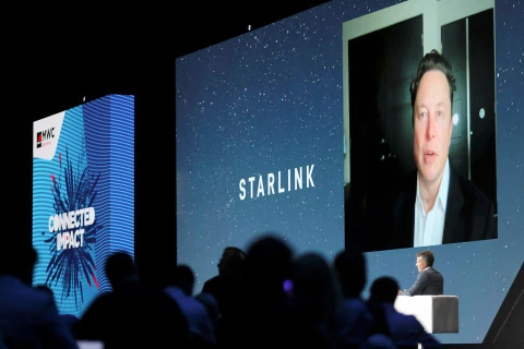 Việc ra mắt Starlink của SpaceX tại Philippines sẽ cho phép dịch vụ viễn thông có nhiều ưu thế như tốc độ băng thông rộng nhanh hơn nhiều. (Nguồn: Reuters) 