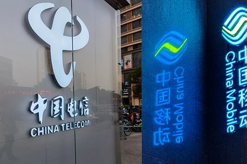 Ủy ban Truyền thông Liên bang Mỹ (FCC) ngày 25/3 đã bổ sung 2 hãng viễn thông của Trung Quốc là China Telecom (Americas) Corp và China Mobile International USA vào danh sách đen của Mỹ. (Nguồn: CFP) 