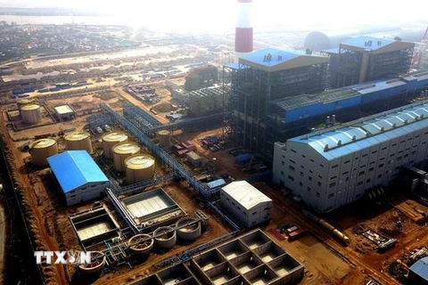 Dự án nhà máy Nhiệt điện Thái Bình 2. (Ảnh: Huy Hùng/TTXVN) 