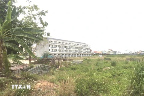 Dự án Khu dân cư Bình Đa tại phường Bình Đa, thành phố Biên Hòa, tỉnh Đồng Nai, do Công ty Cổ phần Phát triển nhà Bình Đa làm chủ đầu tư. (Ảnh: TTXVN phát) 