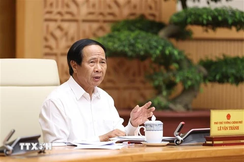 Phó Thủ tướng Lê Văn Thành. (Ảnh: Dương Giang/TTXVN) 