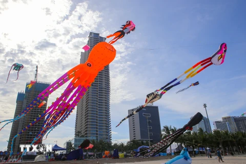 [Photo] Đà Nẵng: Độc đáo chương trình thả diều nghệ thuật Danang Fly 