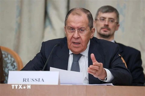 Ngoại trưởng Nga Sergei Lavrov. (Ảnh: AFP/ TTXVN) 