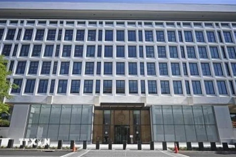 Trụ sở của Ngân hàng Dự trữ liên bang Mỹ (Fed) ở Washington. (Ảnh: Kyodo/TTXVN) 