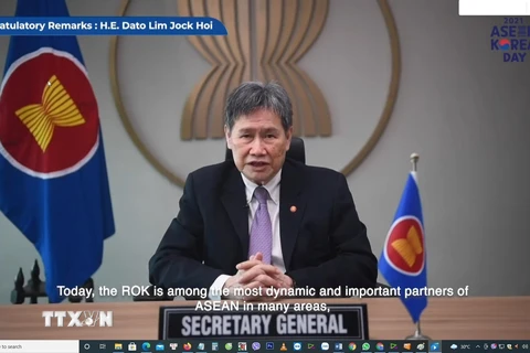 Tổng thư ký ASEAN Dato Lim Jock Hoi. (Ảnh: Hữu Chiến/TTXVN) 
