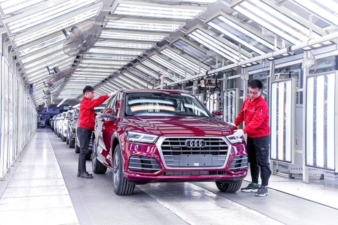 Bên trong một nhà máy của Audi. (Nguồn: audi-mediacenter.com) 