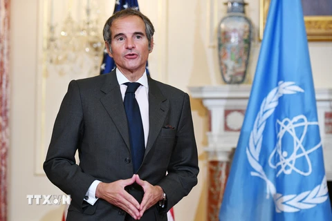 Tổng Giám đốc Cơ quan Năng lượng Nguyên tử quốc tế (IAEA) Rafael Grossi. (Ảnh: AFP/TTXVN) 