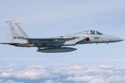 Một chiếc F-15 của Lực lượng phòng vệ trên không Nhật Bản. (Nguồn: Kyodo) 