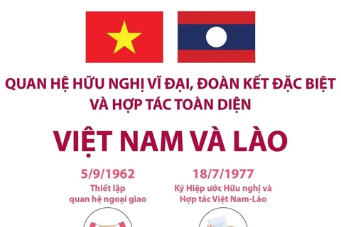 Tình hữu nghị vĩ đại, đoàn kết đặc biệt, hợp tác toàn diện Việt-Lào