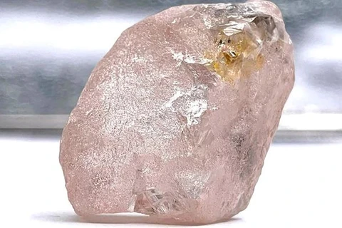 Viên kim cương được tìm thấy tại khu mỏ Lulo của Angola. (Nguồn: ndtv.com) 