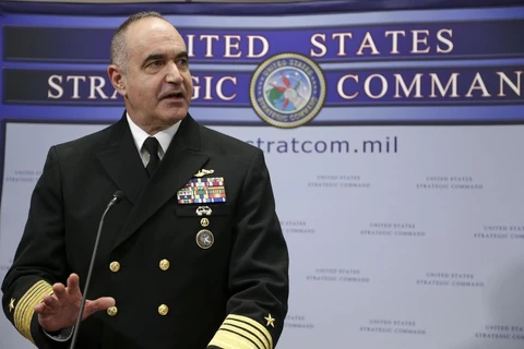 Chỉ huy Bộ Tư lệnh Chiến lược Mỹ, Đô đốc Charles Richard. (Nguồn: washingtontimes.com) 